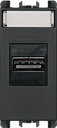 Módulo Conector Usb Dados 2.0 Tipo A 1 Módulo - Grafite - Simon 26