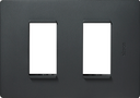 Placa 4X2 2 Modulos - Grafite - Simon 26