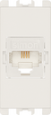 Módulo Tomada Rj11 4 Fios - Branco - Simon 26