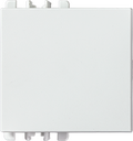 Tecla Dupla Para Interruptor/Pulsador - 2 Módulos - Branco - Simon 26