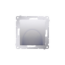 Sortie de cable Argent mat Simon 54