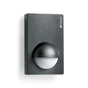 Wall movement and brightness detector 180° 12m black IP54 3Y