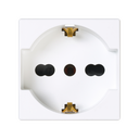 P40 socket outlet 16A with screw terminal connection 2 elements white K45