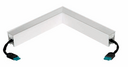 Corner accesory recessed White Housing