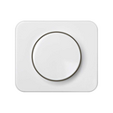 Plate for electronic rotary mechanisms white Simon 75