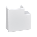 Accessoire d'angle plat pour mini-goulotte 20x30mm en PVC ou sans halogène