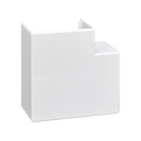 Accessoire d'angle plat pour mini-goulotte 40x60mm en PVC ou sans halogène