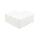 Accessoire d'angle externe pour mini-goulotte 20x50mm en PVC ou sans halogène