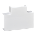 Accessoire de dérivation en T pour mini-goulotte 20x50mm en PVC ou sans halogène