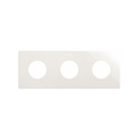 Minimal aesthetic frame for CLEAN Schuko socket outlet for 3 elements white Simon 270