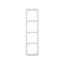 Frame for 4 elements white Simon 75
