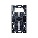 Vertical back kit for 2 elements with 3 two-way switches Simon 100