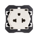 Euro-American socket outlet 16A 127/250 V~ with screw terminal system white Simon 270