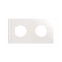 Minimal aesthetic frame for CLEAN Schuko socket outlet for 2 elements white Simon 270