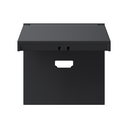 Tapa para conector HDMI IP44 negro mate Simon 360