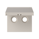 Cover for universal R-TV+SAT socket IP44 sand matte Simon 360