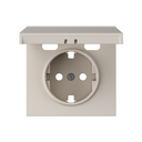 Cover for Schuko socket + 2USB C+C IP44 sand matte Simon 360