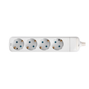 POWER STRIP 4 SCHUKO SOCKETS WHITE