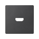 Enjoliveur connecteur hdmi v1.4 graphite Simon 82 Detail