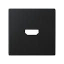 Placa para conector HDMI v1.4 negro mate Simon 82 Concept