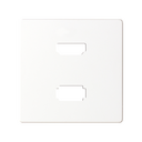 Placa para conector HDMI + USB blanco Simon 82