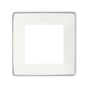 Cadre 1 élément blanc base aluminium Select Simon 82 Detail