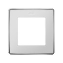Cadre 1 élément blanc base chrome Select Simon 82 Detail
