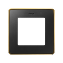 Frame for 1 Element Matt Black Gold Base Simon 82 Detail Select