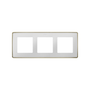 Frame for 3 Elements Matt White Champagne Base Simon 82 Detail Select