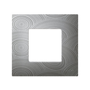 Interchangeable case for 1 element frame helium grey Simon 27 Play