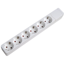 BASE MÚLTIPLE FIJACIÓN APTA PARA PARED 6 TOMAS 16A 250V~ BLANCA SIN CABLE Simon Brico