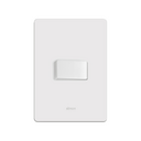 Conjunto de 1 interruptor paralelo 1 placa de 1 posto 4x2 com suporte 10 A 250 V~ branco Simon 20