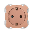 Clean modular schuko socket outlet 16A 250 V~ with screw terminal system copper Simon 270