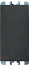PULSADOR UNIPOLAR SIN MARCAR 10A 127V~  GRAFITO S26