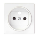 Cover with Safety Device for French Socket Base white Simon 82 Detail