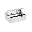 Customisable kit with USB A+C 18W QuickCharge, 2 Schuko socket and 1 empty element connectors white S400 Indesk