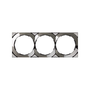 Frame square for 3 elements steel Simon 88