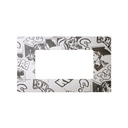 Interchangeable case for 4 half elements (2 elements) American frame comic Simon 27 Play