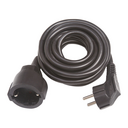 PROLONGADOR 5M H05VV-F 3G1.5MM² 16A 250V~ NEGRO SIMON