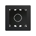 Compact Surface-mount Box 1 element matt black Simon 270