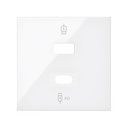 USB C+A charger cover gloss white Simon 100