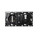 Back kit for 2 elements with 1 schuko socket + 1 intermediate switch + 1 USB C charger 20W Power Delivery Simon 100