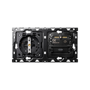 Back kit for 2 elements with 1 schuko socket + dimmer 3 wires + USB C charger 20W Power Delivery Simon 100