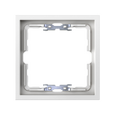 Frame for 1 element white matte with aligner Simon 360