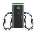 Simon NEON Punto de Recarga de Pared con 2 Cables espiral de 4m T2 22 kW Trifásico - Max. 44 kW + Módem 4G