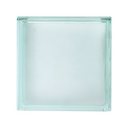 Intermediate piece with hinged cover for 1 element translucent green Simon 27 Play