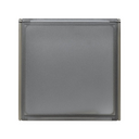 Intermediate piece with hinged cover for 1 element translucent grey Simon 27 Play