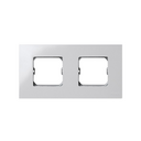 Pack 50 compact frames for 2 elements and 100 separate centre frames white Simon 27 Play