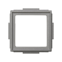 Plaque adaptatrice grise mat Simon 27 Scudo