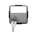 Couvercle basculant avec clé pour articles modulaires des différentes séries gris mat Simon 27 Scudo